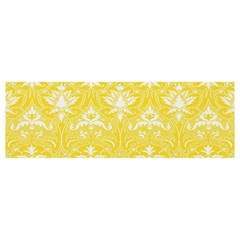 Yellow Lace Decorative Ornament - Pattern 14th And 15th Century - Italy Vintage  Banner And Sign 12  X 4  by ConteMonfrey