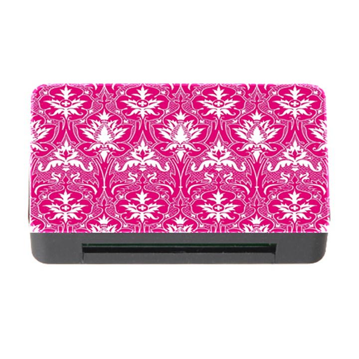 Pink  Lace Decorative Ornament - Pattern 14th And 15th Century - Italy Vintage Memory Card Reader with CF