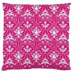 Pink  Lace Decorative Ornament - Pattern 14th And 15th Century - Italy Vintage Standard Flano Cushion Case (two Sides) by ConteMonfrey