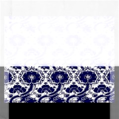 Blue Lace Decorative - Pattern 14th And 15th Century - Italy Vintage Rectangular Jigsaw Puzzl by ConteMonfrey