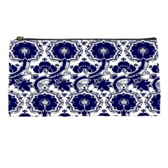 Blue Lace Decorative - Pattern 14th And 15th Century - Italy Vintage Pencil Case by ConteMonfrey