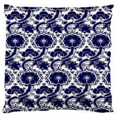 Blue Lace Decorative - Pattern 14th And 15th Century - Italy Vintage Standard Flano Cushion Case (two Sides) by ConteMonfrey