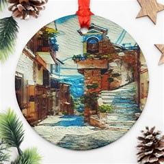 An Italian Neighborhood  Ornament (round) by ConteMonfrey