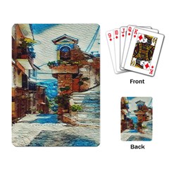 An Italian Neighborhood  Playing Cards Single Design (rectangle) by ConteMonfrey