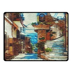 An Italian Neighborhood  Fleece Blanket (small) by ConteMonfrey