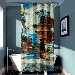 An Italian Neighborhood  Shower Curtain 36  X 72  (stall)  by ConteMonfrey