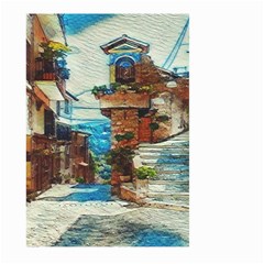 An Italian Neighborhood  Large Garden Flag (two Sides) by ConteMonfrey