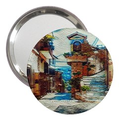 An Italian Neighborhood  3  Handbag Mirrors by ConteMonfrey