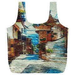 An Italian Neighborhood  Full Print Recycle Bag (xxl) by ConteMonfrey