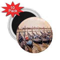 Black Several Boats - Colorful Italy  2 25  Magnets (10 Pack)  by ConteMonfrey