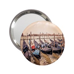 Black Several Boats - Colorful Italy  2 25  Handbag Mirrors by ConteMonfrey