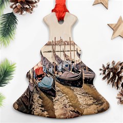 Black Several Boats - Colorful Italy  Ornament (christmas Tree) 