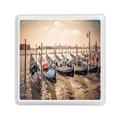 Black Several Boats - Colorful Italy  Memory Card Reader (square) by ConteMonfrey