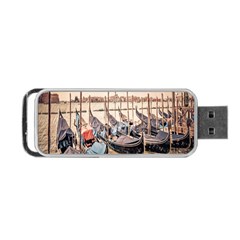 Black Several Boats - Colorful Italy  Portable Usb Flash (one Side) by ConteMonfrey