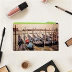 Black Several Boats - Colorful Italy  Cosmetic Bag (XS) Back