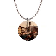  The Harbor, Riva, Lake Garda, Italy 1890-1900 1  Button Necklace by ConteMonfrey