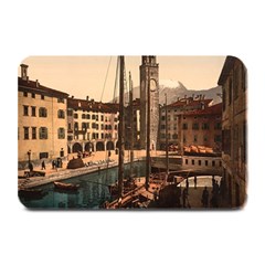  The Harbor, Riva, Lake Garda, Italy 1890-1900 Plate Mats by ConteMonfrey