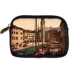  The Harbor, Riva, Lake Garda, Italy 1890-1900 Digital Camera Leather Case by ConteMonfrey