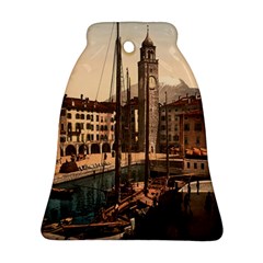  The Harbor, Riva, Lake Garda, Italy 1890-1900 Bell Ornament (two Sides) by ConteMonfrey