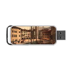  The Harbor, Riva, Lake Garda, Italy 1890-1900 Portable Usb Flash (one Side) by ConteMonfrey