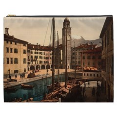  The Harbor, Riva, Lake Garda, Italy 1890-1900 Cosmetic Bag (xxxl) by ConteMonfrey