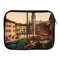  The Harbor, Riva, Lake Garda, Italy 1890-1900 Apple Ipad 2/3/4 Zipper Cases by ConteMonfrey