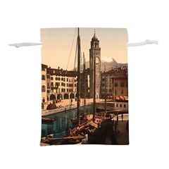  The Harbor, Riva, Lake Garda, Italy 1890-1900 Lightweight Drawstring Pouch (s) by ConteMonfrey