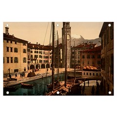  The Harbor, Riva, Lake Garda, Italy 1890-1900 Banner And Sign 6  X 4  by ConteMonfrey