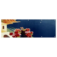 Capri, Italy  Banner And Sign 12  X 4 