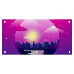 Landscape Illustration Illustrator Banner And Sign 6  X 3 