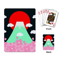 Mount Fuji Japan Landscape Volcano Playing Cards Single Design (rectangle) by Wegoenart