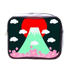 Mount Fuji Japan Landscape Volcano Mini Toiletries Bag (one Side) by Wegoenart