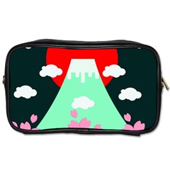 Mount Fuji Japan Landscape Volcano Toiletries Bag (one Side) by Wegoenart