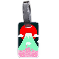 Mount Fuji Japan Landscape Volcano Luggage Tag (two Sides) by Wegoenart