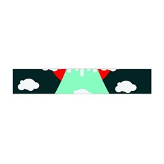 Mount Fuji Japan Landscape Volcano Flano Scarf (mini) by Wegoenart