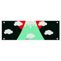 Mount Fuji Japan Landscape Volcano Banner And Sign 6  X 2 