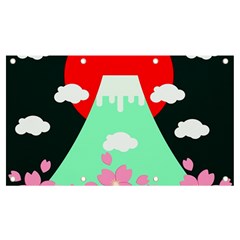 Mount Fuji Japan Landscape Volcano Banner And Sign 7  X 4  by Wegoenart