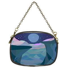 Landscapes Moon Stars Night Chain Purse (two Sides) by Wegoenart