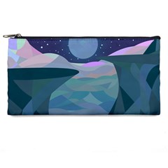 Landscapes Moon Stars Night Pencil Case by Wegoenart