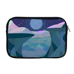 Landscapes Moon Stars Night Apple Macbook Pro 17  Zipper Case by Wegoenart