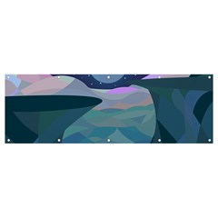 Landscapes Moon Stars Night Banner And Sign 12  X 4 