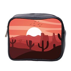 Artistic Digital Landscape Art Mini Toiletries Bag (two Sides) by Wegoenart