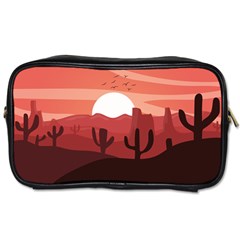 Artistic Digital Landscape Art Toiletries Bag (two Sides) by Wegoenart