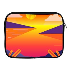 Sunset Lake Forest Hills Camp Apple Ipad 2/3/4 Zipper Cases by Wegoenart