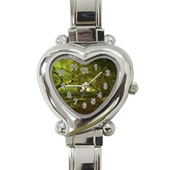 Nature Greenforest Trees Tree Landscape Heart Italian Charm Watch by Wegoenart