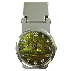 Nature Greenforest Trees Tree Landscape Money Clip Watches by Wegoenart