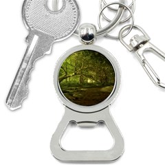 Nature Greenforest Trees Tree Landscape Bottle Opener Key Chain by Wegoenart