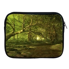 Nature Greenforest Trees Tree Landscape Apple Ipad 2/3/4 Zipper Cases by Wegoenart