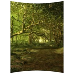 Nature Greenforest Trees Tree Landscape Back Support Cushion by Wegoenart