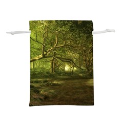 Nature Greenforest Trees Tree Landscape Lightweight Drawstring Pouch (m) by Wegoenart